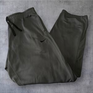 Nike Men’s XL Gray Therma Fit Drawstring Tapered Gym Active Workout Sweat Pants